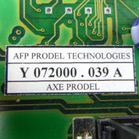 AFP PRODEL Achskarte Seriell Y072000.039A 0022 020 AC GEB