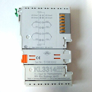 Beckhoff 4-Kanal-Eingangsklemme Thermoelement KL3314 GEB