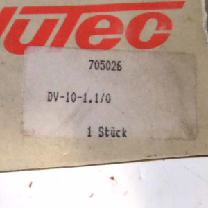 Flutec Drosselrückschlagventil DV-10-1.1/0 OVP