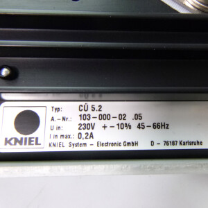 KNIEL Linearregler CÜ 5.2 230V GEB
