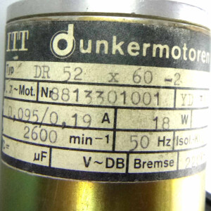 Dunkermotoren AC-Motor DR 52x60-2 GEB