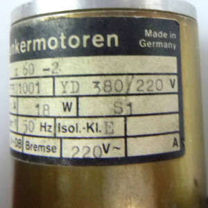 Dunkermotoren AC-Motor DR 52x60-2 GEB