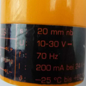 ifm efector Induktiver Sensor IB-3020-ANOG OVP