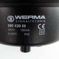 WERMA Blitzleuchte 740.280.023 280 X20 55 GEB