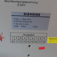 Siemens Monochrommonitor C79145-A3033-A3 E-Stand:03 GEB