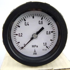 Armaturenbau Manometer RK 63-1 R 0-1 MPa OVP