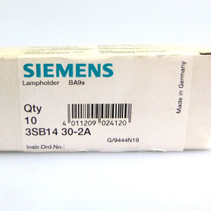 Siemens Lampenfassung 3SB1430-2A (10Stk.) SIE