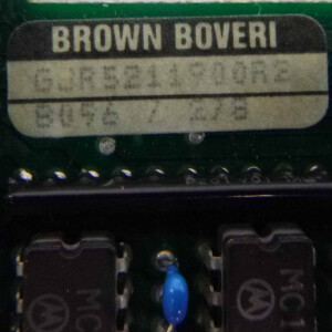 BBC Baugruppe 07TI80 07TI80R0002 GJR5211900R2 OVP