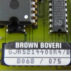 BBC Baugruppe 07RK80 07RK80BR0004 GJR5214400R4/B OVP