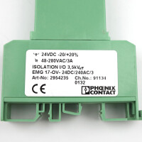 Phoenix Contact Solid-State-Relaismodul EMG 17-OV-24DC/240AC/3 2954235 GEB
