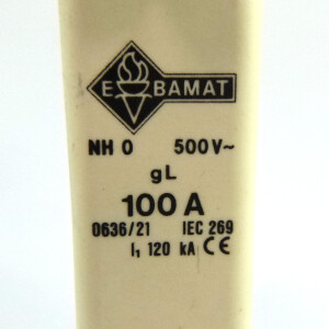 Ebamat Sicherungseinsatz 0636/21 NH0 100A 500V GEB