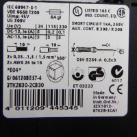 Siemens Sirius Schützsicherheitskombination 3TK2830-2CB30 GEB