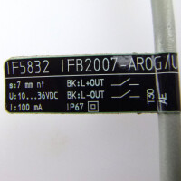 ifm efector induktiver Sensor IF5832 IFB2007-AROG/UP GEB