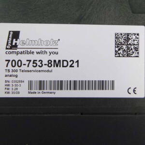 Helmholz TS300 analog Teleservicemodul 700-753-8MD21 HW:3-30-3/FW:3.28 GEB