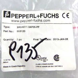 Pepperl+Fuchs Induktiver Sensor 3RG4011-3AF05-PF 553120 OVP