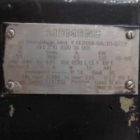 Siemens Gleichstrom-Servomotor 1HU3058-0AC01-0ZZ9 REM
