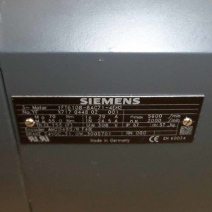 Siemens Synchron-Servomotor 1FT6108-8AC71-4EH2 GEB