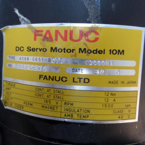 Fanuc DC-Servomotor 10M A06B-0651-B011 GEB