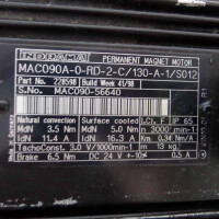 INDRAMAT Servomotor MAC090A-0-RD-2-C/130-A-1/S012 228598 GEB