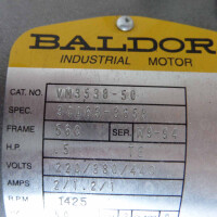 Baldor AC-Motor VM3538-50 34A63-3653 220/380/440V 1425rpm GEB