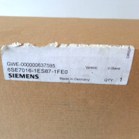 Siemens SIMOVERT Ausgangsdrossel 6SE7016-1ES87-1FE0 GEB