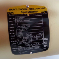 Baldor AC-Motor VEM3558T 35A003T866G7 208-230/460V 1725rpm OVP