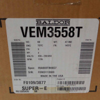 Baldor AC-Motor VEM3558T 35A003T866G7 208-230/460V 1725rpm OVP
