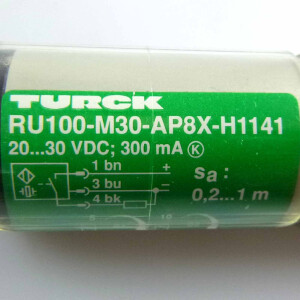 Turck Ultraschall-Sensor RU100-M30-AP8X-H1141 18302 #K2 OVP