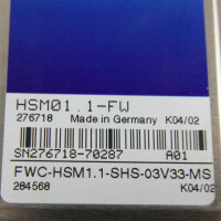 Indramat Speicher Modul HSM01.1-FW FWC-HSM1.1-SHS-03V33-MS GEB
