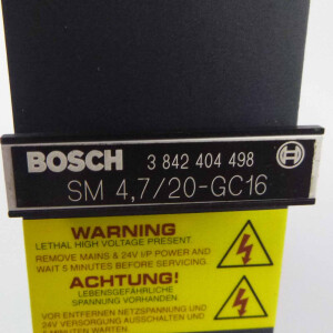 Bosch Servomodul SM 4,7/20-GC16 3842404498 T161-902 A-10-F6-2-4A GEB