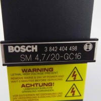 Bosch Servomodul SM 4,7/20-GC16 3842404498 T161-902 A-10-F6-2-4A GEB