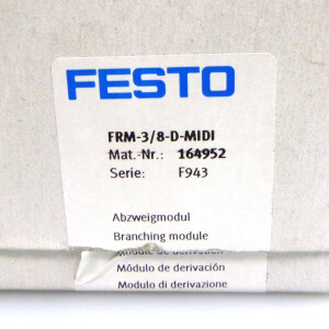 Festo Abzweigmodul FRM-3/8-D-MIDI 164952 OVP