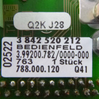 Bosch Bedienfeld 3842520212 3.99200.782/0000-000 GEB