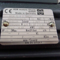 VEM Drehstrommotor K21R71K2TPM140 0,37kW NOV