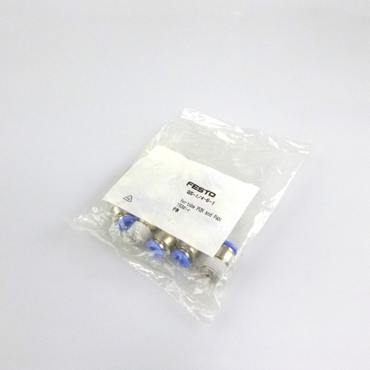 FESTO Steckverschraubung QS-1/4-6-1 153014 (10 Stk.) OVP