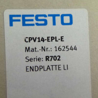 Festo Endplatte CPV14-EPL-E 162544 OVP