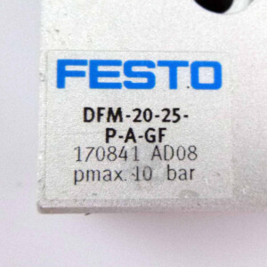 Festo Führungszylinder DFM-20-25-P-A-GF 170841 GEB