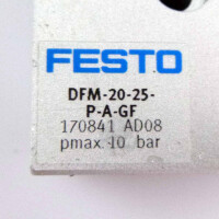 Festo Führungszylinder DFM-20-25-P-A-GF 170841 GEB