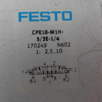 Festo Magnetventil CPE18-M1H-5/3E-1/4 170249 GEB