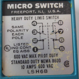 Honeywell Endschalter Micro Switch LSH6B GEB