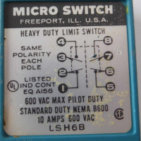 Honeywell Endschalter Micro Switch LSH6B GEB
