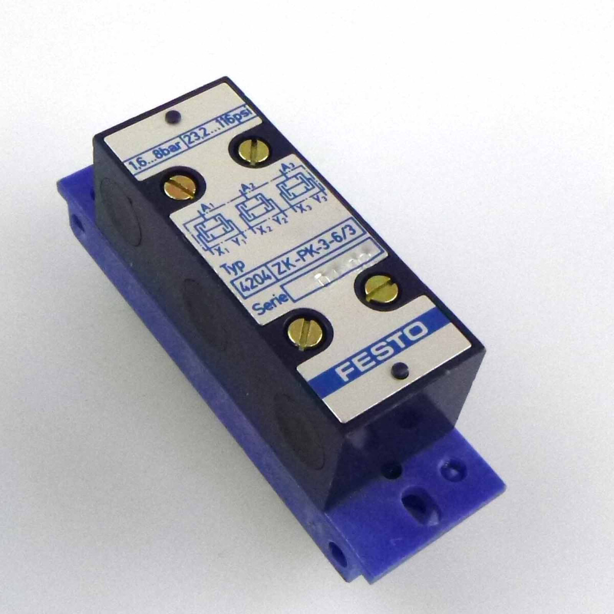 Festo UND-Block ZK-PK-3-6/3 4204 GEB