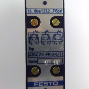 Festo UND-Block ZK-PK-3-6/3 4204 GEB