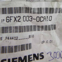 Siemens Leistungsstecker 6FX2003-0CA10 OVP