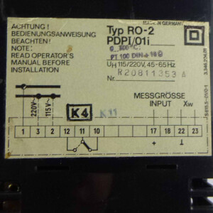 BBC Metrawatt Temperaturregler RO-2 PDPI/01i 0-300°C GEB