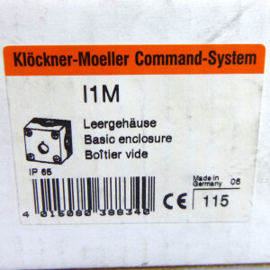 Klöckner Moeller Leergehäuse I1M OVP