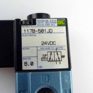 MAC Magnetventil 117B-501 JD 24VDC GEB