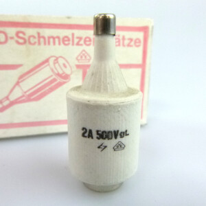 Rapa Schmelzseinsätze DII 2A gL 500V (5Stk.) OVP