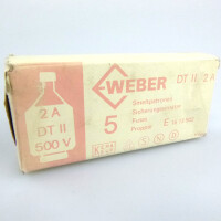 Rapa Schmelzseinsätze DII 2A gL 500V (5Stk.) OVP