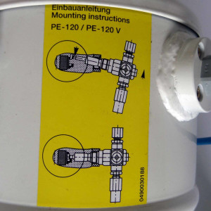 BEKA-MAX Pneumatikkolbenpumpe PE-120V GEB